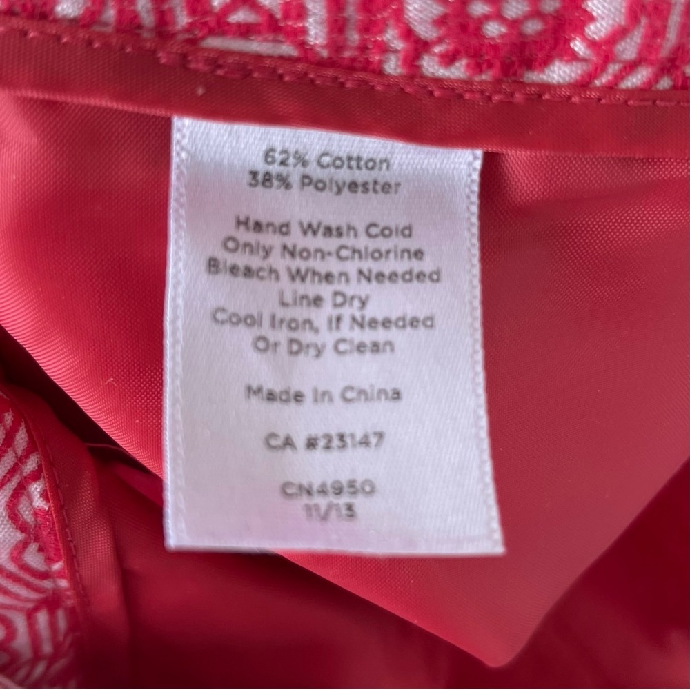 Talbots Pink Patterned Ankle Pants - Picture 9 of 10